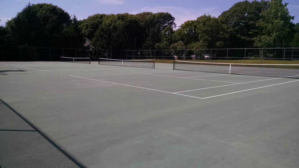 tennis courts