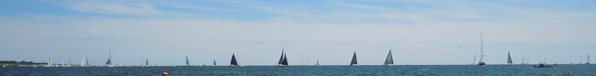 Sailboats horizon